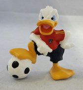 Disney - Donald Duck met voetballer met Spaans tenue (+/-5 cm) - Merk : Bullyland.