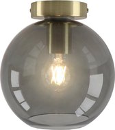 Olucia Marwin - Plafondlamp - Goud/Grijs - E27