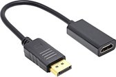 Bee's Displayport naar HDMI - Displayport Kabel - Zwart