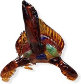 Glassculptuur Schildpad 42cmL