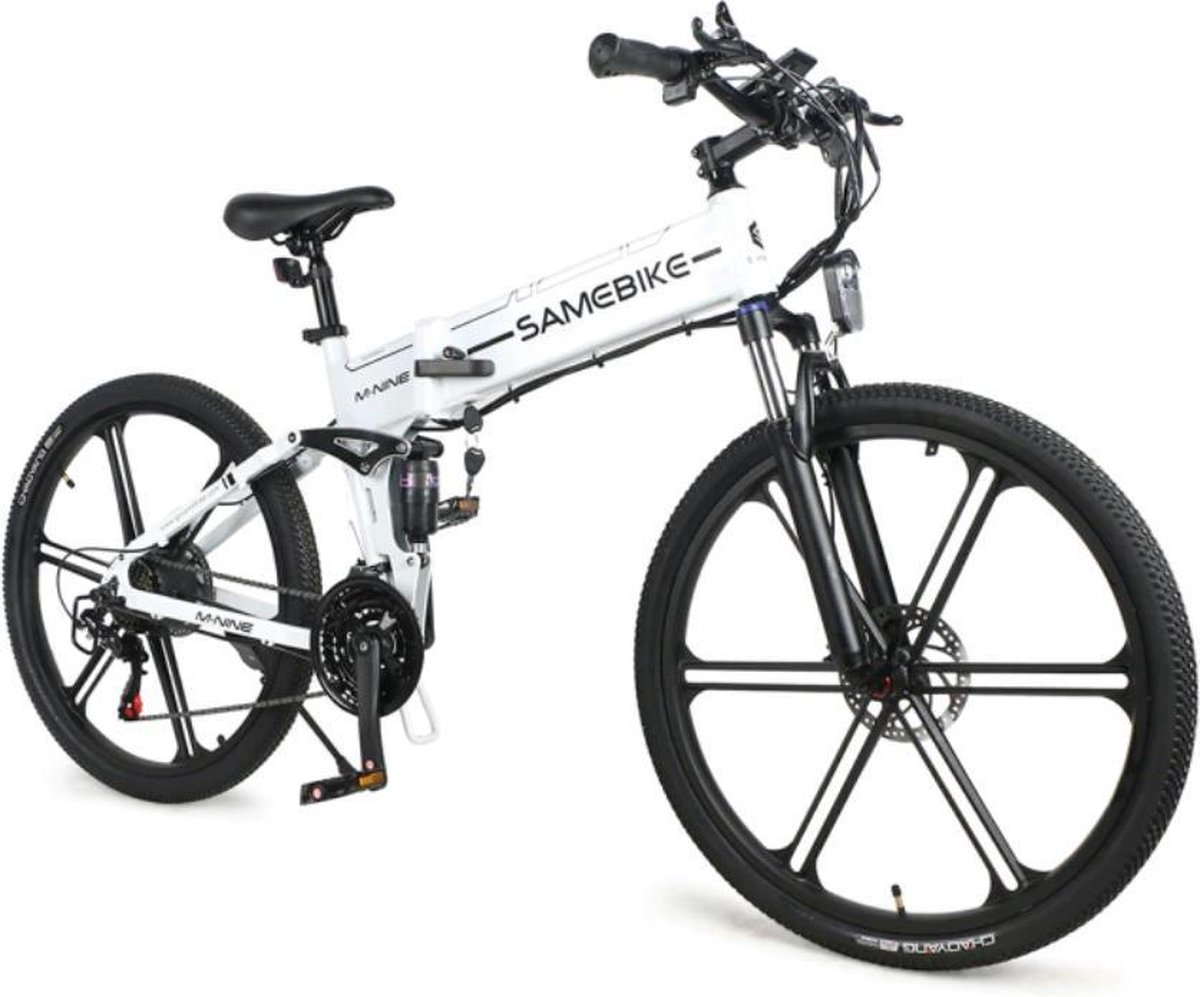 Samebike LO26 II 500W Opvouwbare elektrische mountainbike 21 versnellingen 48V 10 Ah lithium batterij 35 km u