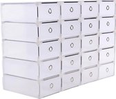 Dakta® Schoenenkast | Schoen Organizer | Schoenenbox | Sneaker Doos | Schoenen Opbergsysteem | 20 Stuks | Stapelbaar