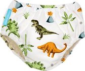 Charlie Banana - 2-in-1 Wasbare zwemluier en zindelijkheidsbroekje Dinosaurs - Large