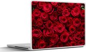 Autocollant pour ordinateur portable - 11,6 pouces - Roses - Pétales de rose - Rouge - 30x21cm - Autocollants pour ordinateur portable - Peau pour ordinateur portable - Couverture