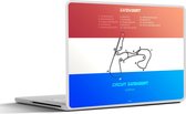 Laptop sticker - 14 inch - Zandvoort - F1 - Circuit - 32x5x23x5cm - Laptopstickers - Laptop skin - Cover