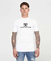 JORCUSTOM Trademark Slim Fit T-Shirt - Wit - Volwassenen - Maat L