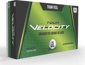 Wilson Tour Velocity Soft Golfballen - Wit - 15 Stuks