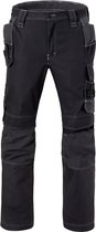 HAVEP Werkbroek kniezakken + gereedschapszakken Attitude 80230 - Zwart/Charcoal - 49