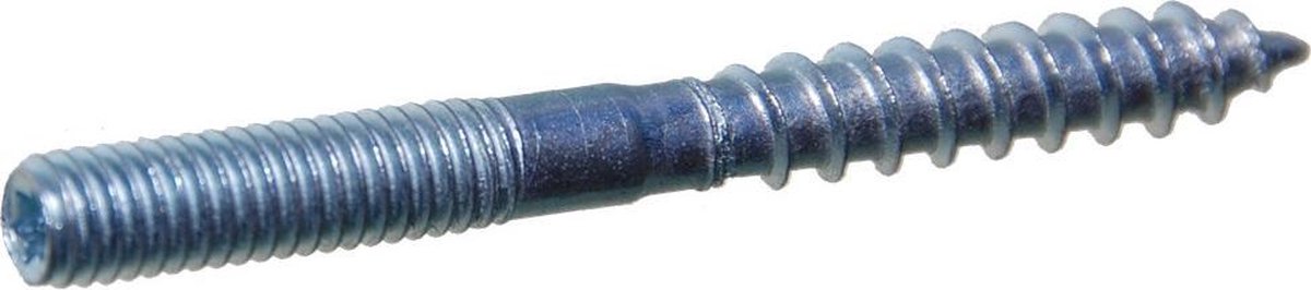 Stokeind van verzinkt staal - M6x60 Torx 15