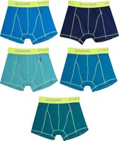 Claesen's Jongens 5-pack Boxershort- Multicolor Solid- Maat 152-158