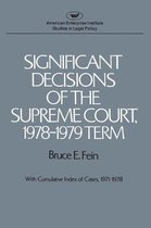 Significant Decisions of the Supreme Court