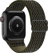 Nylon solo band - leger groen - Geschikt voor Apple Watch