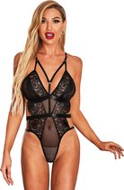 Zwarte opvallende luxe body Lian