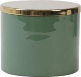 Light & Living Deco box 11cm groen-blauw ALEGRANZA