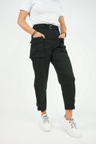 La Pèra Zwarte Broek Akhan Casual broek Zwart Dames - Maat 40