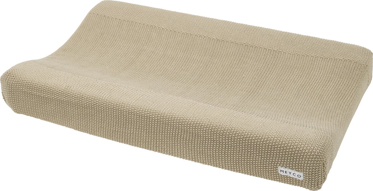 Meyco biologische aankleedkussenhoes Mini Relief - Sand - 50x70 cm Meyco biologische aankleedkussenhoes Mini Relief - Sand - 50x70 cm