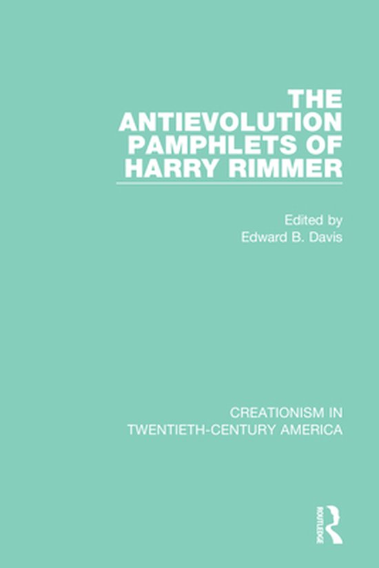Creationism in Twentieth-Century America - The Antievolution ... - cover