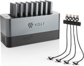 VOLT Powerbank Oplaadstation + 8 Powerbanks (10.000 mAh) + 8 Multicables