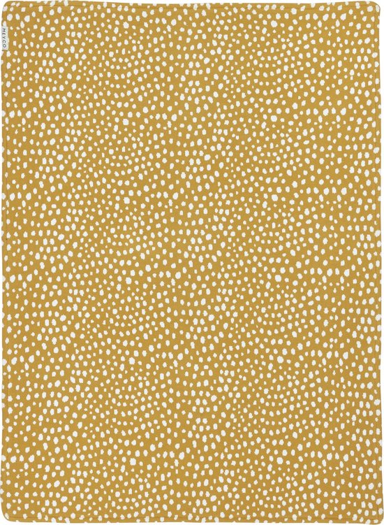 Housse De Matelas à Langer Meyco Baby Cheetah - 100% Coton, 50x70 Cm, Lavable Machine, Couleur Miel Doré