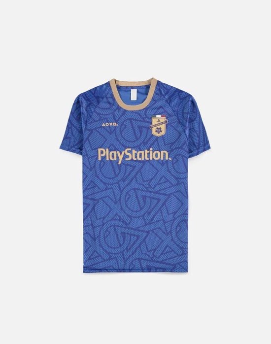PlayStation Heren Tshirt -L- Italy EU2021 Blauw