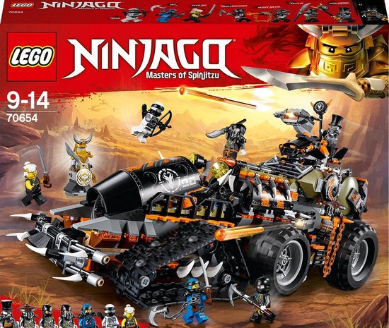 LEGO NINJAGO Le véhicule de combat Dieselnaut - 70654 | bol.com