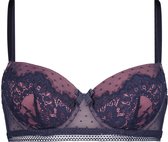 Hunkemöller Dames Lingerie Voorgevormde beugel bh Bessie  - Blauw - maat C90