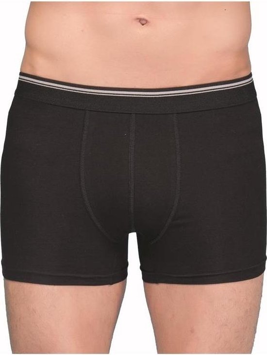 6 Stuks -Heren Boxershorts - Onderbroek|Ondergoed Heren | Katoen met Lycra Stretch Hoge Kwaliteit | Kleur Zwart | Maat S
