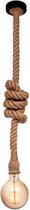 Wandlamp touw industrieel - Hanglamp touw - 1 meter -  Wandlamp stekker - Touwlamp