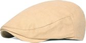 Flatcap Rib Katoen - Camel