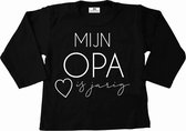 Shirt opa jarig-verras opa met dit leuke shirtje-mijn opa is jarig-Maat 92