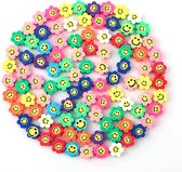 Smiley kralen | Emoji Kralen | Gekleurd | Kunststof | Bloemen | 100 STUKS | Polymeer kralen |