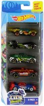 autoset City Robo Beasts 7,5 x 2,5 cm staal 5-delig