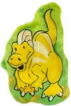 knuffeldinosaurus junior 10 cm pluche groen/geel