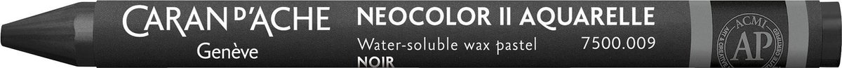 Caran d´Ache Neocolor II Aquarelkrijt | Zwart (009)