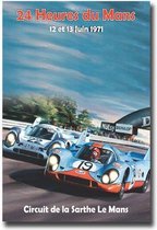 24 Hours Of Le Mans Print Poster Wall Art Kunst Canvas Printing Op Papier Living Decoratie 50x70cm Multi-color