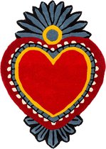 Kitsch Kitchen vloerkleed Milagro Heart Hart Rood