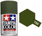 Tamiya TS-5 Olive Drab 1 - Matt - Acryl Spray - 100ml Verf spuitbus