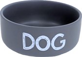 Boon eetbak steen DOG mat grijs, 16 cm.