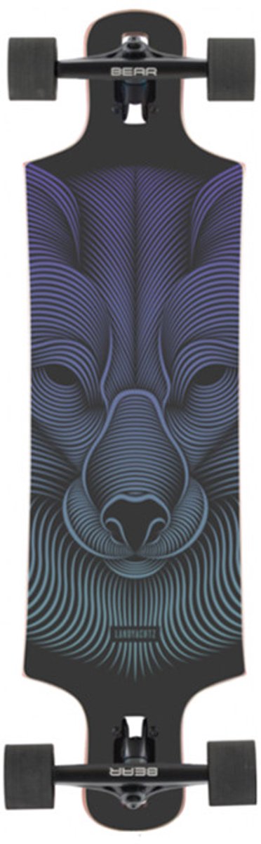 Landyachtz Drop Hammer 36 5″ longboard night fox Paars