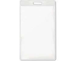 Badgehouder verticaal - badge - 7,5 x 12,5 CM - 50 stuks