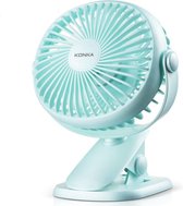 Loft Home® Krachtige Mini Fan | Mini airco | Airco|  Bureau ventilator | Stille Ventilator | Compact | Bed Ventilator | Luchtkoeler | Klein, Stil en Geruisloos | Ophangbaar