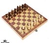 Afbeelding van het spelletje ROYAL GOODS Internationaal schaakbord - Schaakspel - Schaakset - Houten schaakbord met schaakstukken
