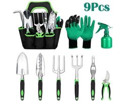 Professionele Premium Tuingereedschap Set - 9 Delig -Tuin Assecoires - Tuinonderhoud - Beginners/Dummies