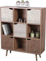 Urban Living – Vintage Vakkenkast Large Baobab – Bruin