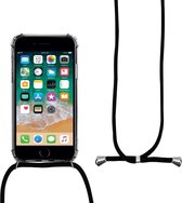 Shock hoesje met zwart koord iPhone SE 2020
