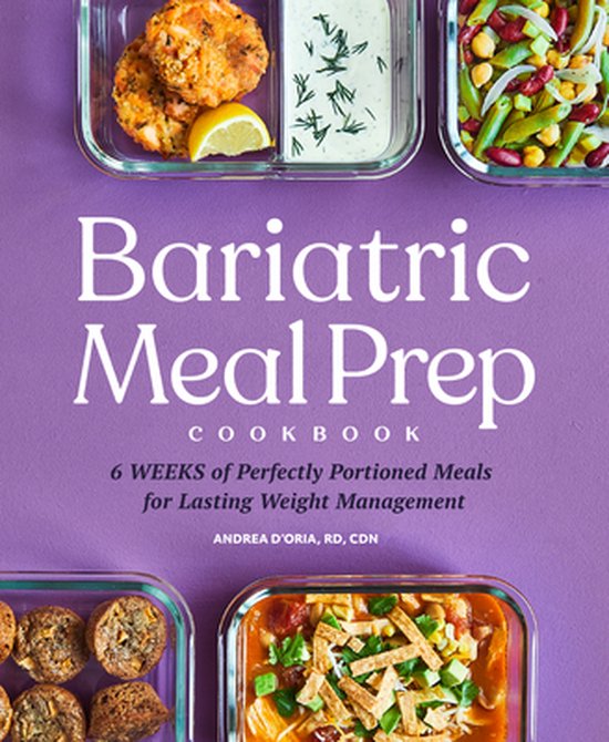 Bariatric Meal Prep Cookbook - cover