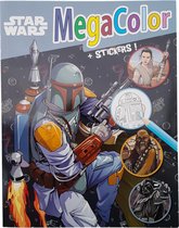 Star Wars  "Boba fett" Kleurboek +/- 120 kleurplaten + Stickers