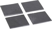 Onderzetters voor Glazen - Leisteen - Zwart - 10cm - 4 stuks