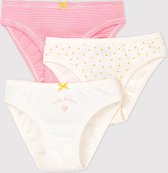 Petit Bateau 3 Pack Meisjes Onderbroek - Maat 128