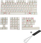 PBT Sushi Keycaps voor Keyboard met Keycap Puller - 121 Keycaps - Gaming - Toetsenbord